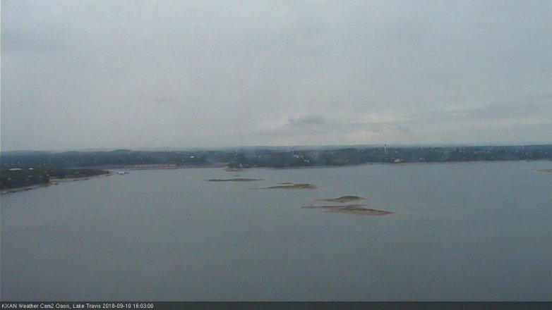 Lake Travis webcam, September 10, 2018 3:05 PM CT