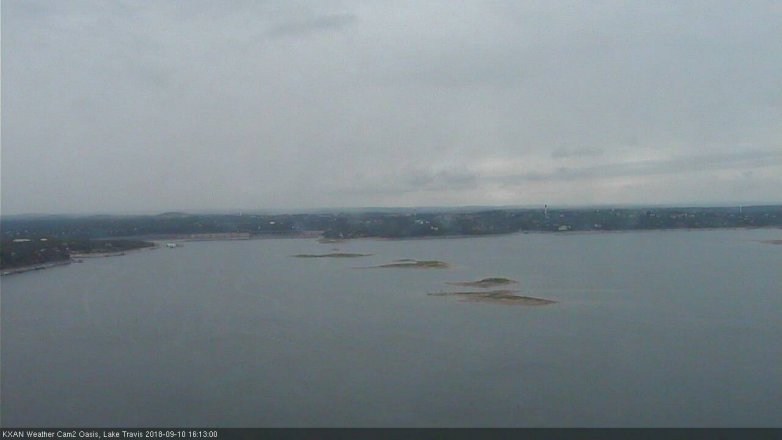 Lake Travis webcam, September 10, 2018 3:15 PM CT