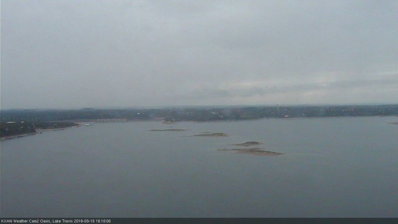 Lake Travis webcam, September 10, 2018 3:20 PM CT