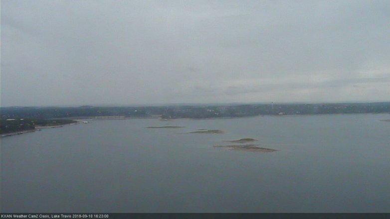 Lake Travis webcam, September 10, 2018 3:25 PM CT