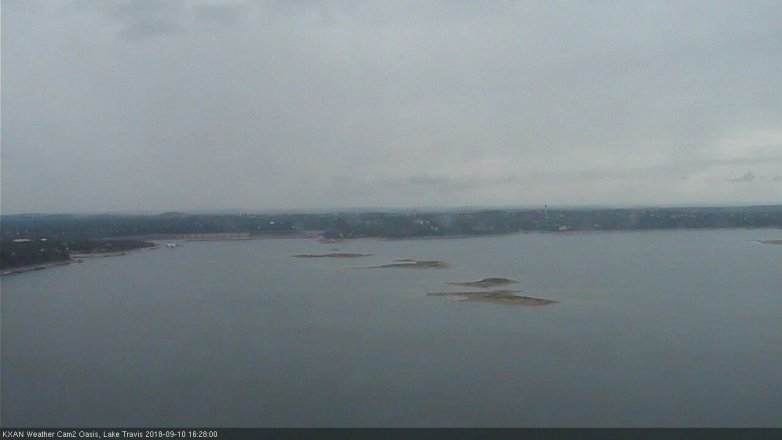 Lake Travis webcam, September 10, 2018 3:30 PM CT
