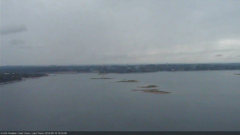 Lake Travis webcam, September 10, 2018 3:35 PM CT