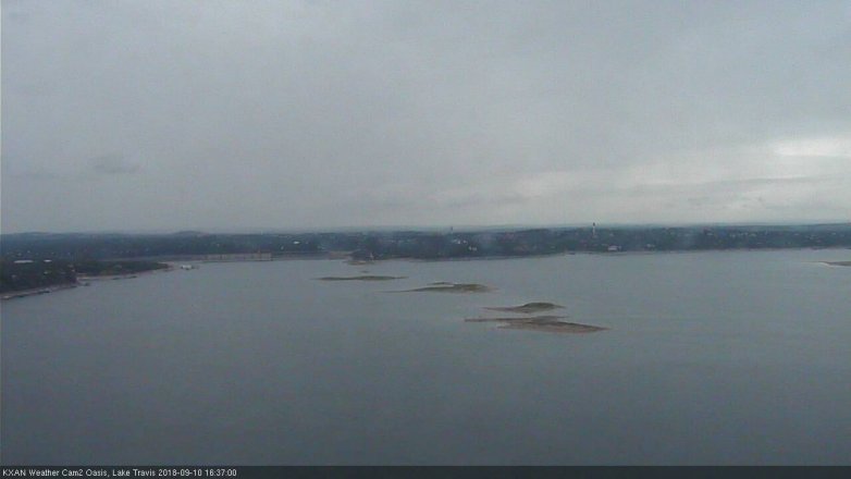 Lake Travis webcam, September 10, 2018 3:40 PM CT