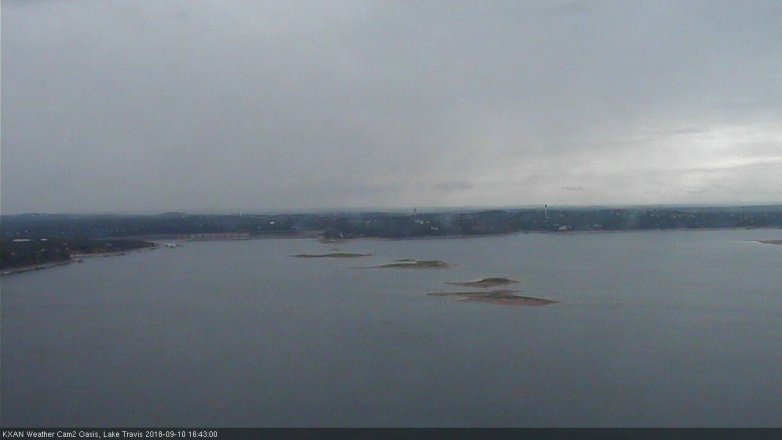 Lake Travis webcam, September 10, 2018 3:45 PM CT