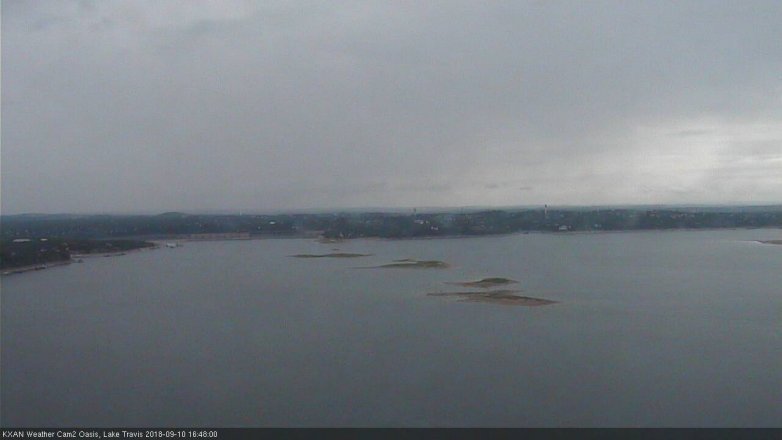 Lake Travis webcam, September 10, 2018 3:50 PM CT