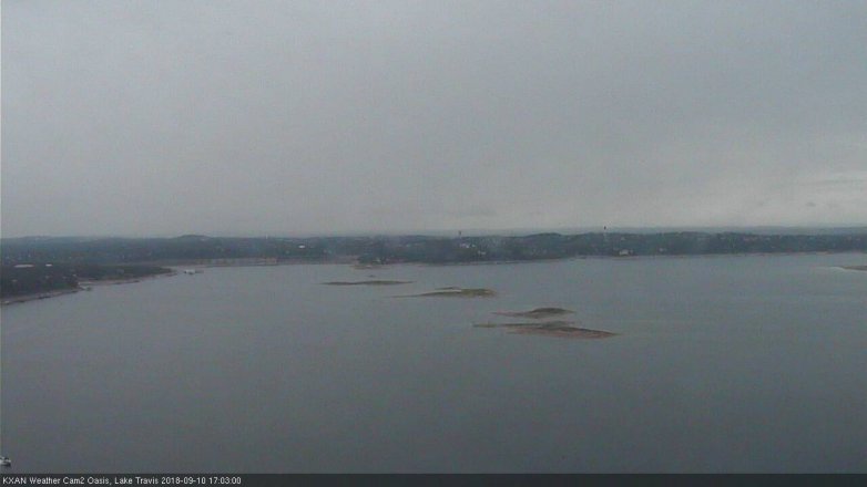 Lake Travis webcam, September 10, 2018 4:05 PM CT