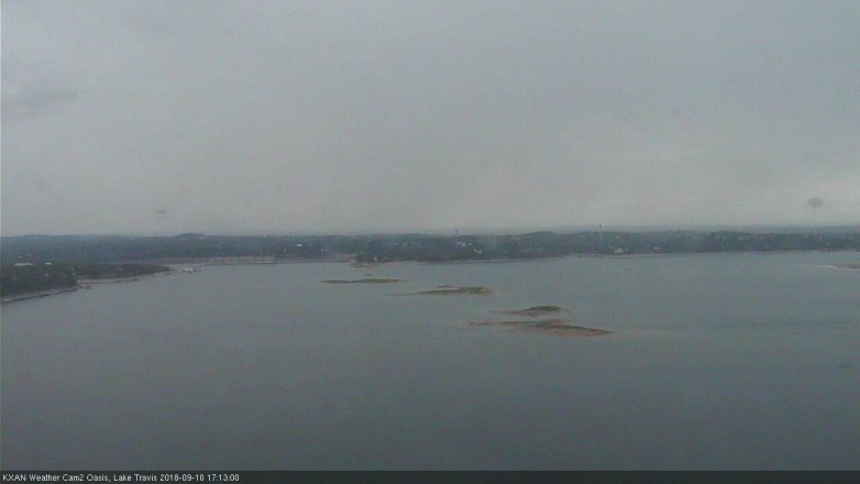 Lake Travis webcam, September 10, 2018 4:15 PM CT