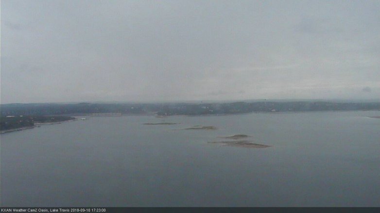 Lake Travis webcam, September 10, 2018 4:25 PM CT