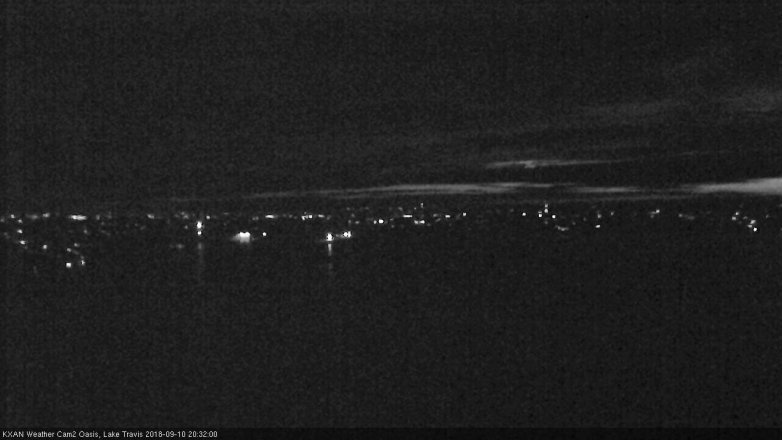 Lake Travis webcam, September 10, 2018 7:35 PM CT