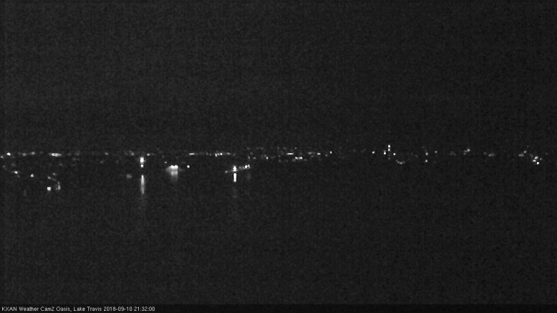 Lake Travis webcam, September 10, 2018 8:35 PM CT