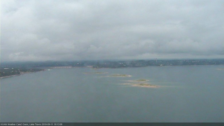 Lake Travis webcam, September 11, 2018 9:15 AM CT