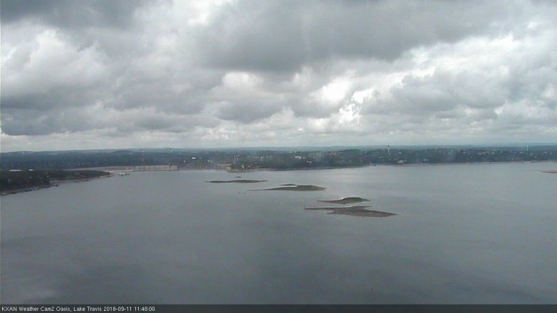 Lake Travis webcam, September 11, 2018 10:50 AM CT