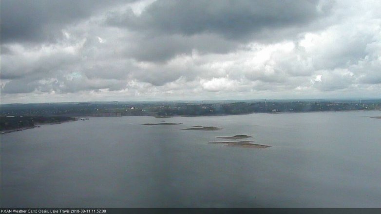 Lake Travis webcam, September 11, 2018 10:55 AM CT
