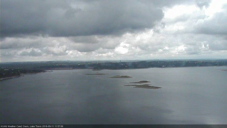 Lake Travis webcam, September 11, 2018 11:00 AM CT