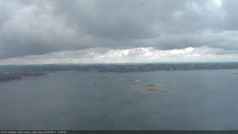Lake Travis webcam, September 11, 2018 11:10 AM CT