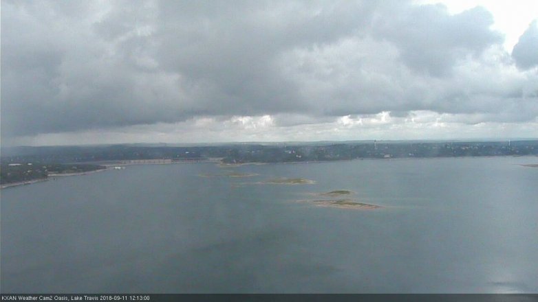 Lake Travis webcam, September 11, 2018 11:15 AM CT
