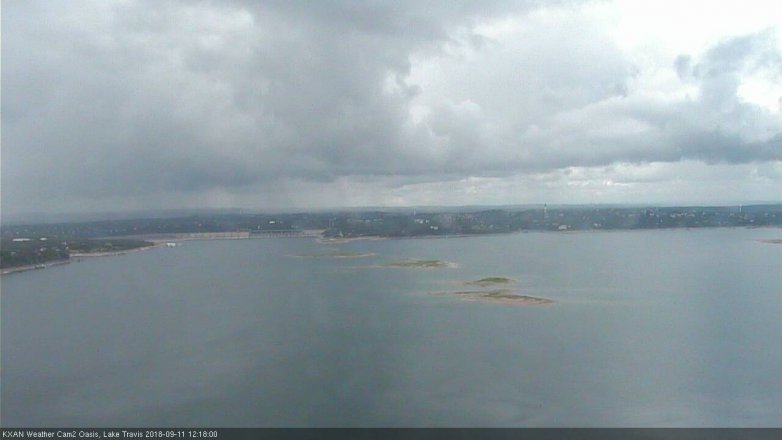 Lake Travis webcam, September 11, 2018 11:20 AM CT
