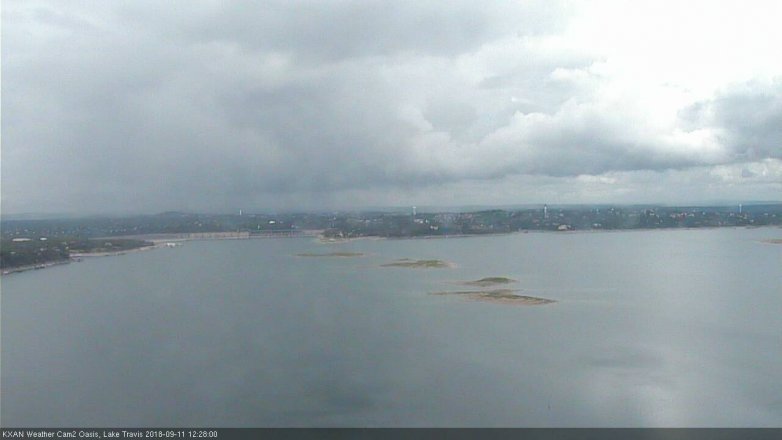 Lake Travis webcam, September 11, 2018 11:30 AM CT