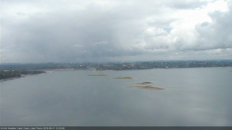 Lake Travis webcam, September 11, 2018 11:35 AM CT