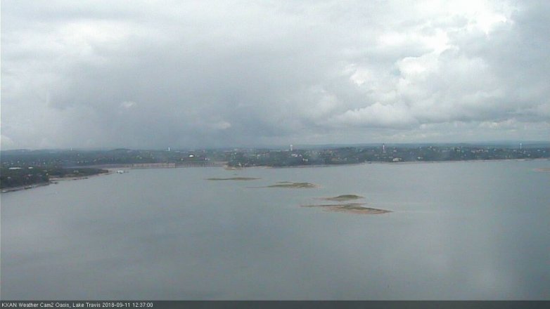 Lake Travis webcam, September 11, 2018 11:40 AM CT