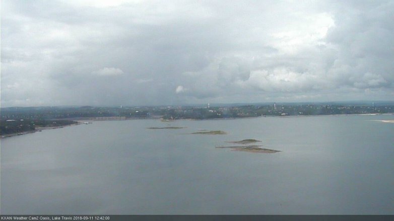 Lake Travis webcam, September 11, 2018 11:45 AM CT