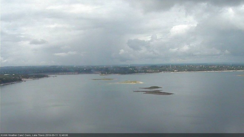 Lake Travis webcam, September 11, 2018 11:50 AM CT