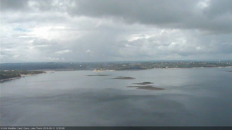 Lake Travis webcam, September 11, 2018 11:55 AM CT