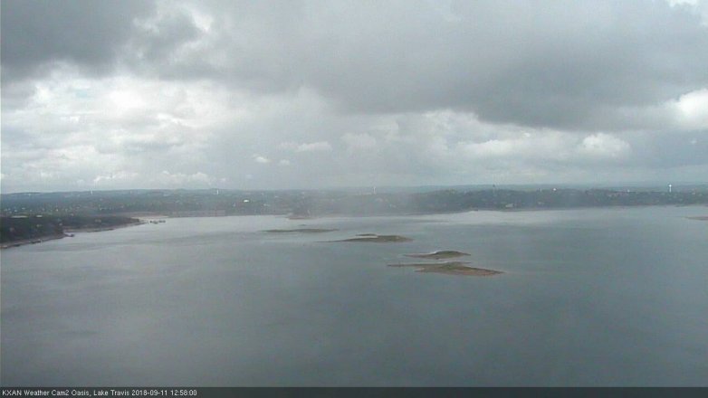 Lake Travis webcam, September 11, 2018 12:00 PM CT