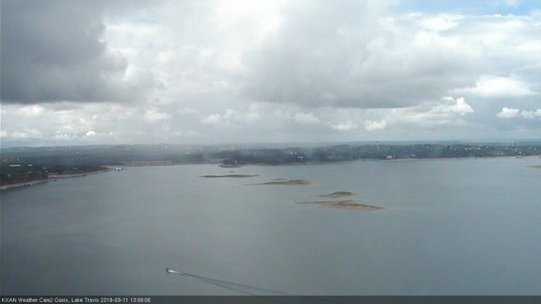 Lake Travis webcam, September 11, 2018 12:10 PM CT