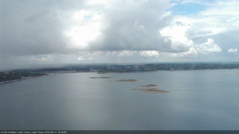 Lake Travis webcam, September 11, 2018 12:20 PM CT