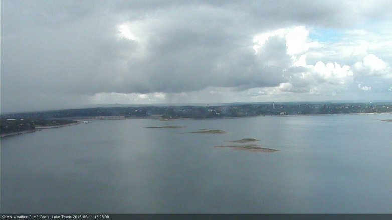 Lake Travis webcam, September 11, 2018 12:30 PM CT