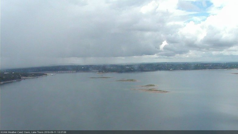 Lake Travis webcam, September 11, 2018 12:40 PM CT