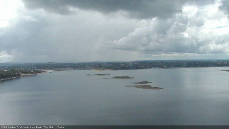 Lake Travis webcam, September 11, 2018 12:55 PM CT