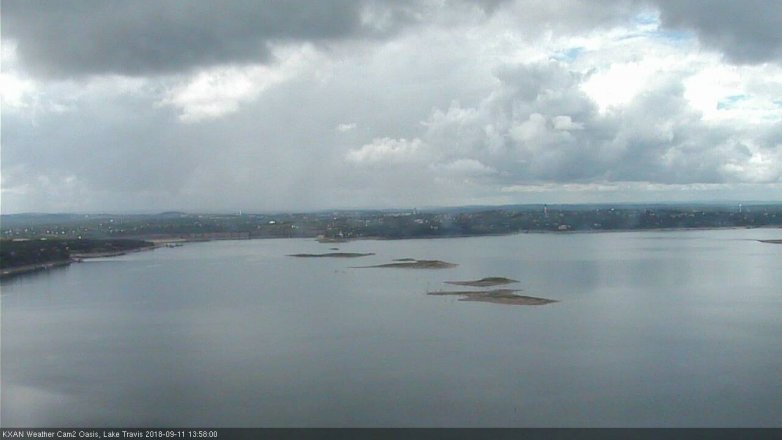 Lake Travis webcam, September 11, 2018 1:00 PM CT