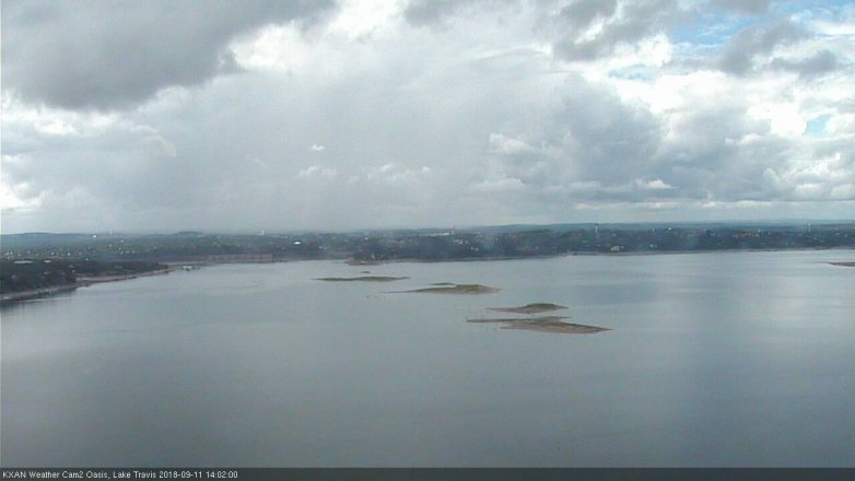 Lake Travis webcam, September 11, 2018 1:05 PM CT