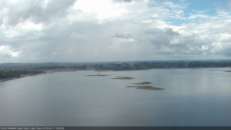 Lake Travis webcam, September 11, 2018 1:10 PM CT