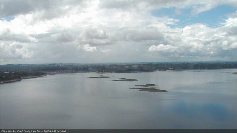 Lake Travis webcam, September 11, 2018 1:20 PM CT