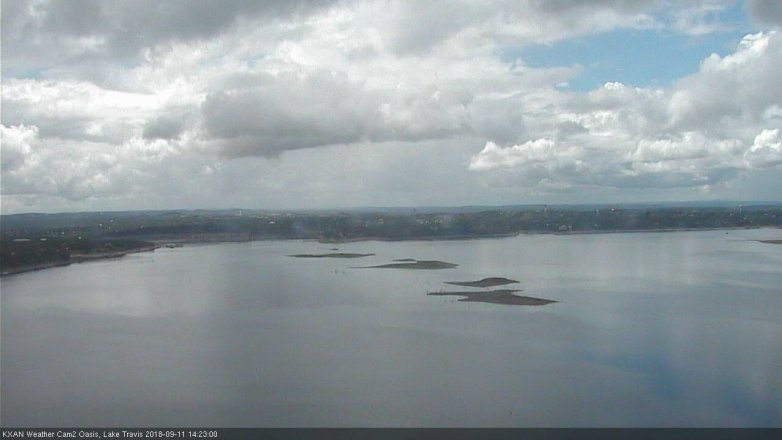 Lake Travis webcam, September 11, 2018 1:25 PM CT
