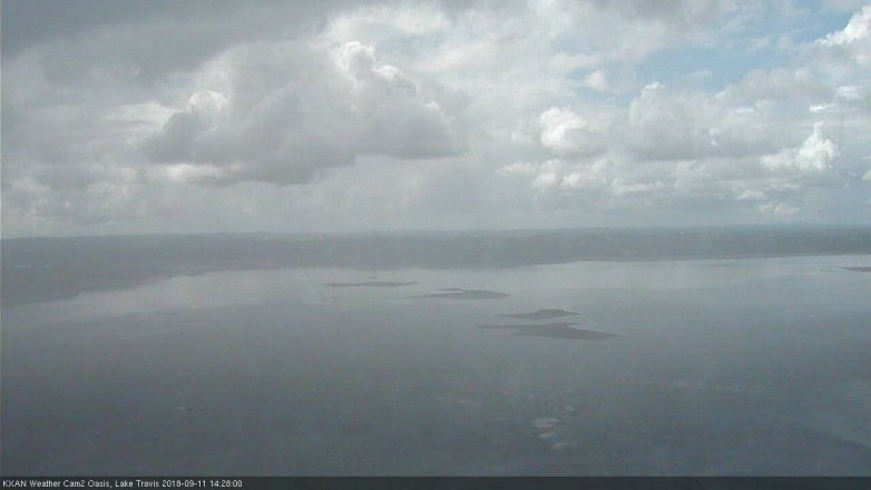 Lake Travis webcam, September 11, 2018 1:30 PM CT