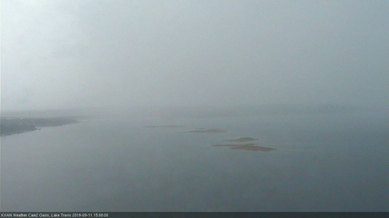 Lake Travis webcam, September 11, 2018 2:10 PM CT