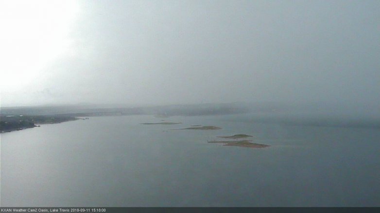 Lake Travis webcam, September 11, 2018 2:20 PM CT