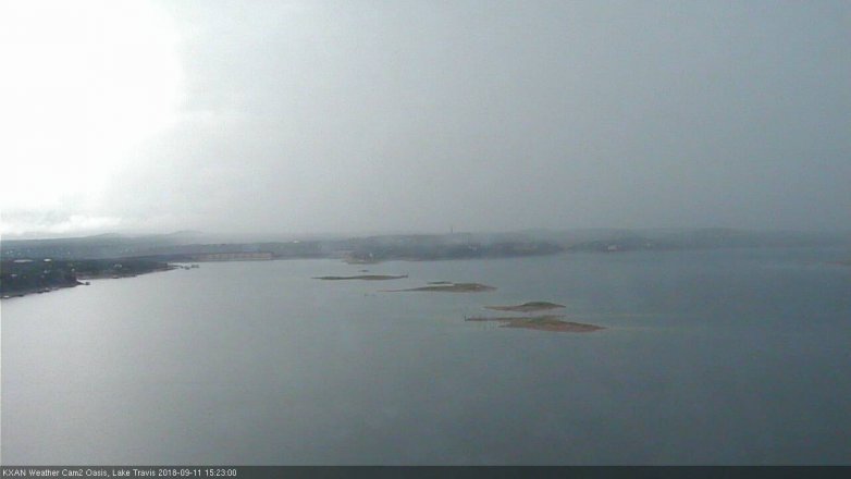 Lake Travis webcam, September 11, 2018 2:25 PM CT