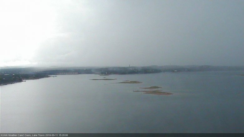 Lake Travis webcam, September 11, 2018 2:30 PM CT