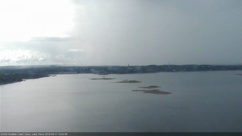 Lake Travis webcam, September 11, 2018 2:45 PM CT