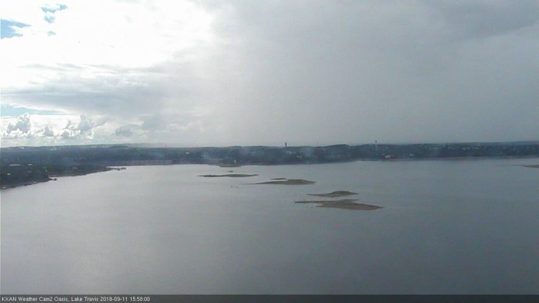 Lake Travis webcam, September 11, 2018 3:00 PM CT