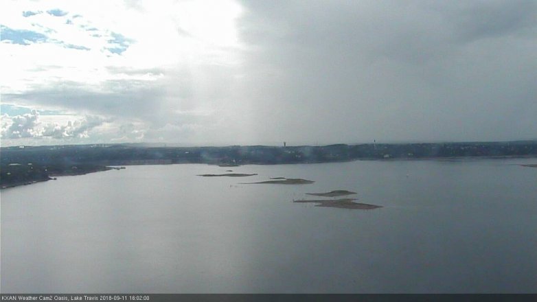 Lake Travis webcam, September 11, 2018 3:05 PM CT