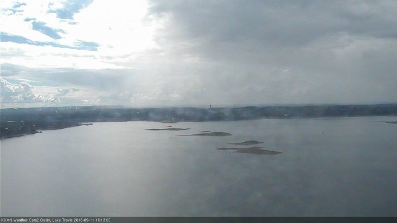 Lake Travis webcam, September 11, 2018 3:15 PM CT