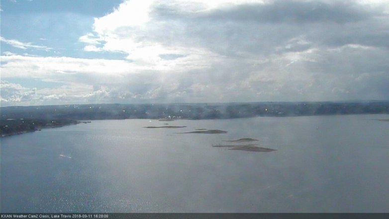 Lake Travis webcam, September 11, 2018 3:30 PM CT