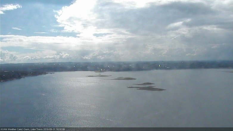 Lake Travis webcam, September 11, 2018 3:35 PM CT