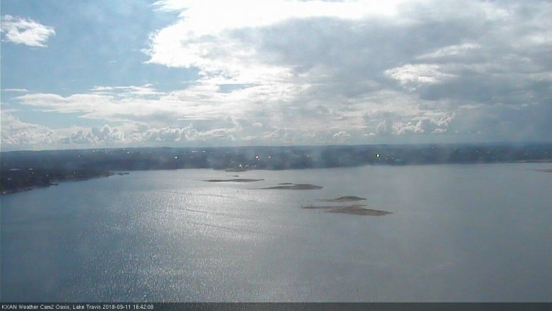 Lake Travis webcam, September 11, 2018 3:45 PM CT